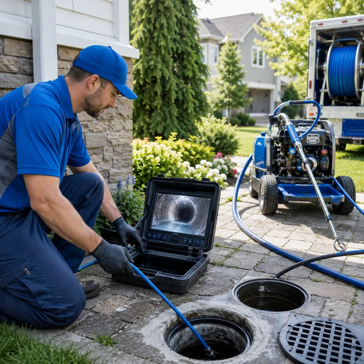 Outdoor drain cleaning professionals serving Pollock, LA