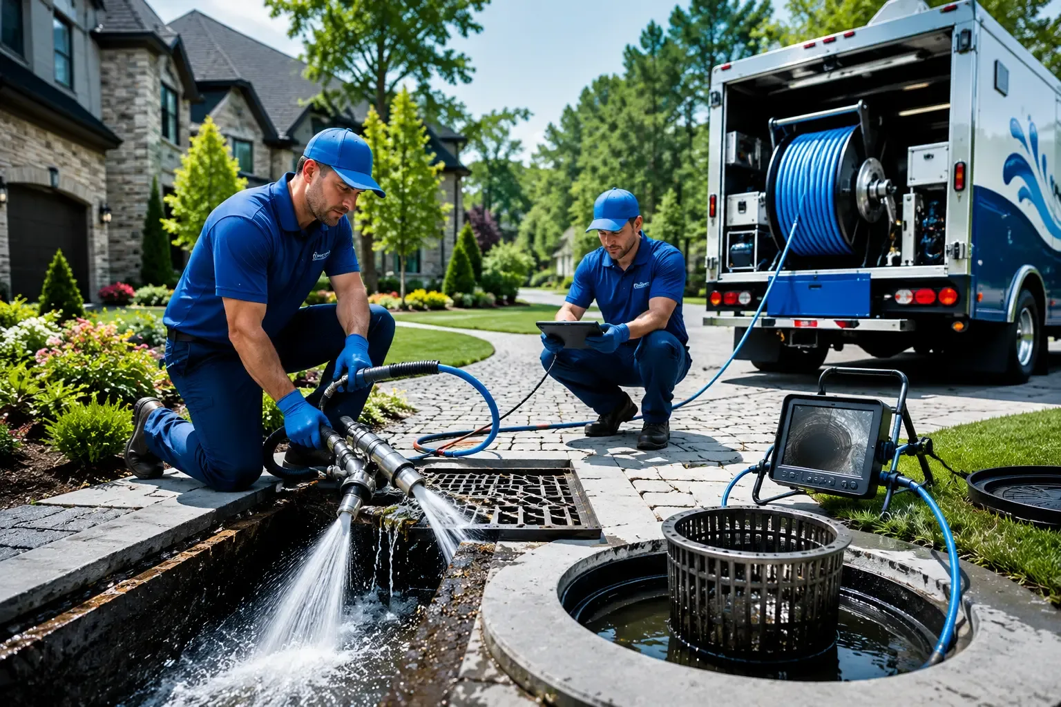 Local outdoor drain cleaning professionals in Pollock, LA